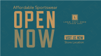 Affordable Sportswear Facebook Event Cover