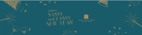 Sassy New Year Spirit LinkedIn Banner