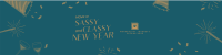 Sassy New Year Spirit LinkedIn Banner