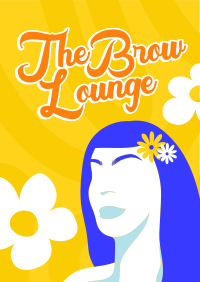 The Brow Lounge Poster