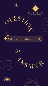 Minimalist Q&A Facebook Story