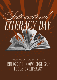 International Literacy Day Greeting Poster