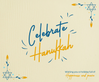 Hanukkah Holiday Facebook Post