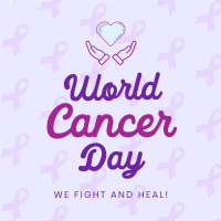 Worldwide Cancer Fight Linkedin Post