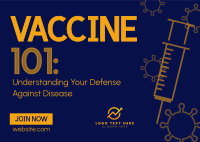 Health Vaccine Webinar Postcard Image Preview