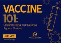 Health Vaccine Webinar Postcard