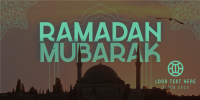 Traditional Ramadan Greeting Twitter Post