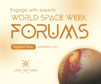 Space Week Forums Facebook Post