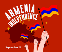 Celebrate Armenia Independence Facebook Post