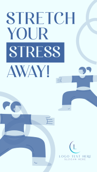 Stretch Your Stress Away Facebook Story