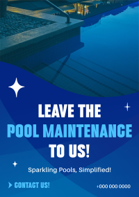 Pool Maintenance Service Flyer