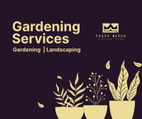Professional Gardening Services Facebook Post