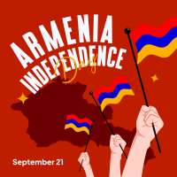 Celebrate Armenia Independence Linkedin Post