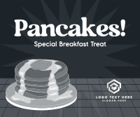 Retro Pancake Breakfast Facebook Post