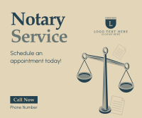 Professional Notary Services Facebook Post