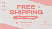 Grunge Shipping Discount Facebook Event Cover