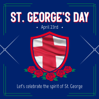St. George's Day Celebration Instagram Post