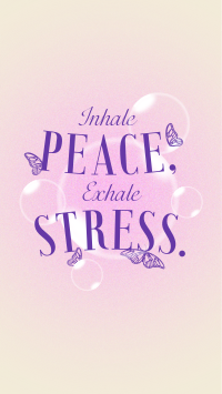 Relaxation Breathing  Quote Facebook Story Image Preview