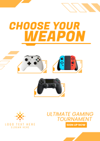 Choose your weapon Poster