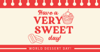 Sweet Dessert Day Facebook Ad