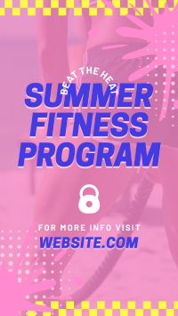 Summer Fitness Training Facebook Story