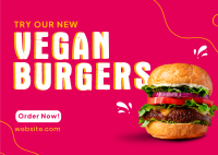 Vegan Burger Buns  Postcard