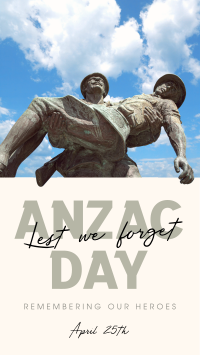 Anzac Day Soldiers Facebook Story