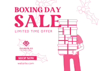 Boxing Day Mega Sale Postcard