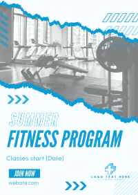 Ripped Off Summer Fitness Flyer