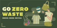 Practice Zero Waste Twitter Post