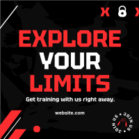 Gym Limits Instagram Post Design