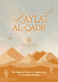 Laylat al-Qadr Desert Poster