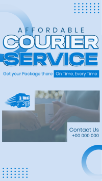 Affordable Courier Service Instagram Story