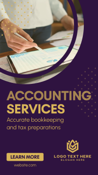 Accounting and Finance Service Instagram Story