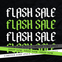 Gothic Flash Sale Instagram Post Design