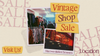 Retro Vintage Shop Sale Animation