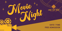 Film Movie Night Twitter Post