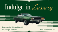 Luxury Vintage Car Video