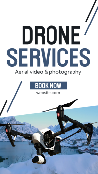 Professional Drone Service Facebook Story