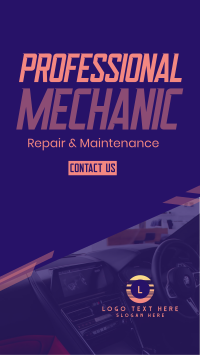 Automotive Professional Mechanic Instagram Reel Image Preview