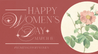 Modern Nostalgia Women's Day Facebook Event Cover