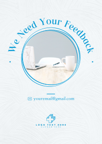 We Need Your Feedback Flyer