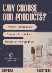 Skincare Minimal Product Poster