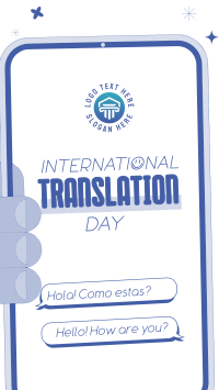 Retro Translation Day Facebook Story