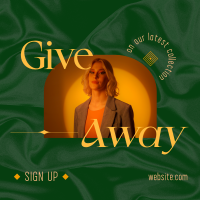 Elegant Fashion Giveaway Instagram Post Image Preview