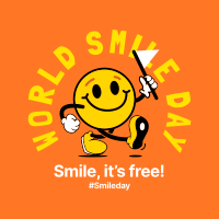 Smile Walk Instagram Post Design