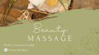 Beauty Massage Facebook Event Cover