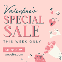 Valentines Sale Deals Linkedin Post Design