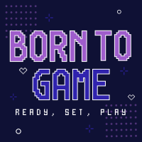 Futuristic Born To Game T-shirt