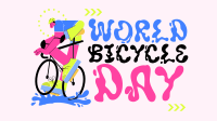 Go for Adventure on Bicycle Day Animation